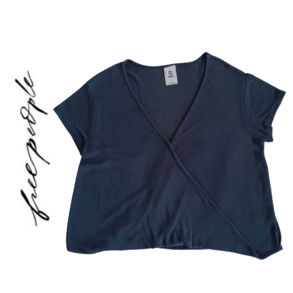 Free People Tops - Free people charcoal knitted top